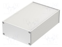 Enclosure: with panel; Filotec; X: 105mm; Y: 160mm; Z: 48mm; natural