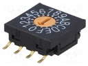 Encoding switch; HEX/BCD; Pos: 16; SMT; DC load @R: 0.1A/5VDC