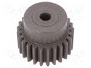 Spur gear; whell width: 30mm; Ø: 40.5mm; Number of teeth: 25; ZCL