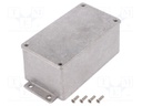 Enclosure: multipurpose; X: 64mm; Y: 115mm; Z: 55mm; aluminium; IP54