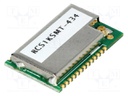 Module: RF; 434MHz; -112dBm; 2.2÷3.6VDC; 20dBm; Mounting: SMD