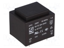 Transformer: encapsulated; 2.6VA; 230VAC; 15V; 174mA; Mounting: PCB