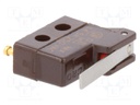 Microswitch SNAP ACTION; with lever; SPDT; 5A/250VAC; OFF-(ON)
