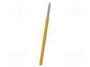 Test needle; Operational spring compression: 8mm; 5A; Ø: 1.3mm