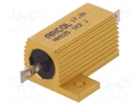 Resistor: wire-wound; with heatsink; screw; 1.2kΩ; 25W; ±5%