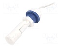 Sensor: liquid level; -30÷85°C; lead 0,3m; Output conf: SPST-NO