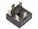 Bridge rectifier: three-phase; Urmax: 1200V; If: 15A; Ifsm: 350A