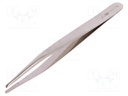 Tweezers; 140mm; Blades: straight; Blade tip shape: round