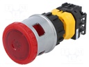 Switch: emergency stop; Stabl.pos: 2; NC x2 + NO x2; 30mm; red