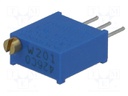 Potentiometer: mounting; multiturn; 200Ω; 500mW; THT; ±10%; linear