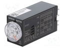 Timer; 0,1min÷10h; DPDT; 250VAC/5A; 24VDC; socket; -10÷55°C; PIN: 8