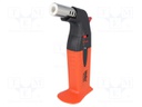 Burner: gas; 1300°C; piezoelectric lighter