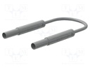 Test lead; 32A; banana plug 4mm,both sides; insulated; Len: 1m