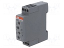 Timer; 0,05s÷100h; SPDT; 24÷240VAC; 24÷48VDC; DIN; -20÷60°C; IP20