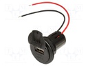 Automotive power supply; USB B socket; 3A; Sup.volt: 12÷24VDC