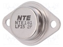 Transistor: NPN; bipolar; 90V; 30A; 200W; TO3