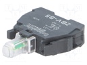 Illuminating unit; 22mm; Harmony XB4; -25÷70°C; Illumin: LED