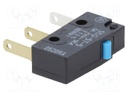 Microswitch SNAP ACTION; without lever; SPDT; 5A/125VAC; ON-(ON)