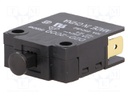 Switch: door; Pos: 2; SPST-NO + SPST-NC; 16A/250VAC; black