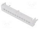 Terminals cover; 4M Modulbox One; grey; 5.08mm; Holes no: 12