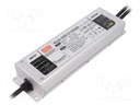 Power supply: switched-mode; LED; 199.5W; 95÷190VDC; 1050mA; IP67