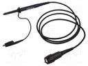 Probe: for oscilloscope; passive; 100MHz; 1MΩ; 3.5ns; 10÷35pF; 1.2m