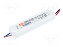 Power supply: switched-mode; LED; 16.8W; 6÷48VDC; 350mA; IP67; 175g