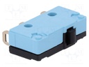 Microswitch SNAP ACTION; SPDT; 10A/250VAC; ON-(ON); Pos: 2; 1.5N