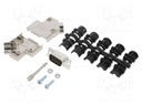 D-Sub; PIN: 9; male; shielded,metalized; angled 45°; soldering
