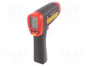 Infrared thermometer; LCD,with a backlit; -32÷650°C; ε: 0,1÷1