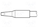 Tip; chisel; 2.2x1mm; longlife