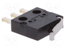 Microswitch SNAP ACTION; with lever with roller simulation