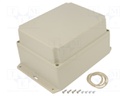 Enclosure: multipurpose; X: 146mm; Y: 186mm; Z: 110mm; Ritec; ABS