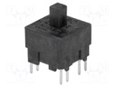 Microswitch TACT; DPST-NO + DPST-NC; Pos: 2; 0.025A/120VDC; THT