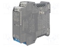 Converter: RS422/RS485 separator-power supply; DIN; 0/4÷20mA