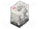 Relay: electromagnetic; 4PDT; Ucoil: 230VAC; 1A/220VAC; 1A/24VDC