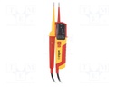Tester: electrical; LED; 170÷1000VAC; VAC: 12÷1000V; VDC: 12÷1500V