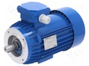 Motor: AC; 3-phase; 0.75kW; 230/400VAC; 1430rpm; 11kg; IP54; Poles: 4