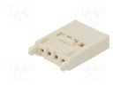 Wire-board; plug; female; Multimodul; PIN: 4; for cable; -40÷120°C