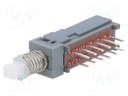 Switch: push-button; Pos: 2; 4PDT; 0.1A/30VDC; ON-ON; Mounting: THT