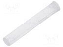 Fiber for LED; round; Ø5.6mm; Front: convex; flexible; silicone