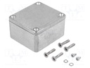 Enclosure: multipurpose; X: 58mm; Y: 64mm; Z: 35mm; aluminium; IP65