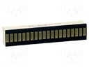 Display: LED; bargraph; yellow; 1.9÷9mcd; 50.7x10.16mm