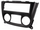 Radio mounting frame; Nissan; 1 DIN; black