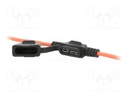 Fuse acces: fuse holder; fuse: 19mm; 30A; on cable; Leads: 2 leads