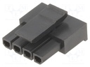 Connector: wire-board; plug; female; -40÷105°C; PIN: 4; Layout: 1x4