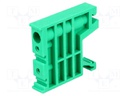 Holder; Application: ZUG; green; Width: 10mm; polyamide; TS35