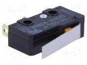 Microswitch SNAP ACTION; with lever; SPDT; 5A/250VAC; ON-(ON)