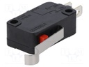 Microswitch SNAP ACTION; with lever with roller simulation