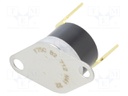 Sensor: thermostat; NO; Topen: 60°C; Tclos: 75°C; 10A; 240VAC; ±5°C